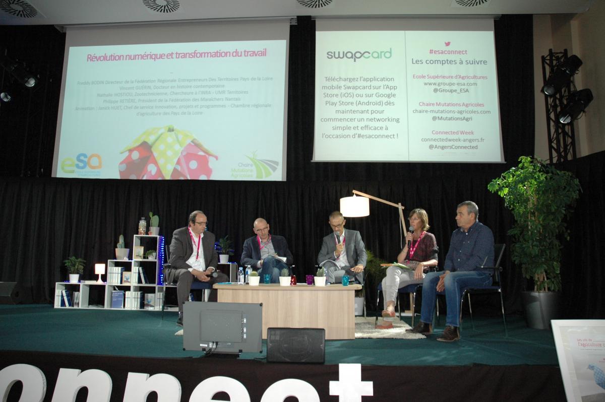 L'École supérieure d'agriculture d'Angers a organisé l'Esaconnect le 26 octobre où 700 participants ont entendu les conclusions notamment de Nathalie Hostiou, zoologiste à l'Inra, sur le ressenti des éleveurs à propos de l'élevage de précision.