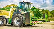 Krone présente une protection frontale intégrée sur tête de récolte XCollect. CP : Krone.