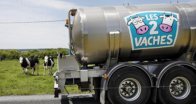 Une fois convertis, les éleveurs bénéficient du contrat lait bio Les 2 Vaches mis en place en janvier 2013.