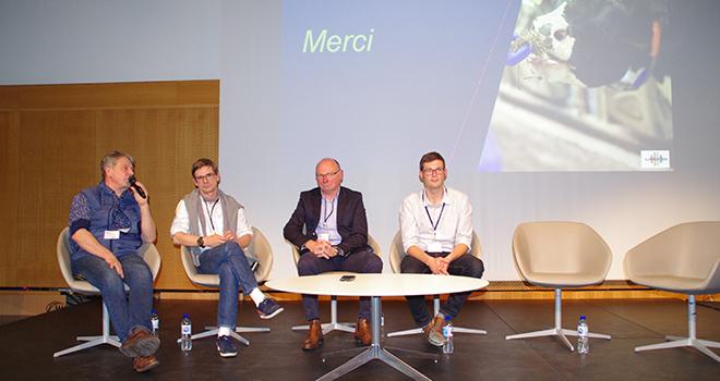 Bayer s'investit pour améliorer le traitement sélectif au tarissement. ©M.-D. Guihard Bayer a annoncé l’arrivée du nouvel antibiotique Arentor®DC lors des journées de la Société nationale des groupements techniques vétérinaires à Nantes le 17 mai. ©M.-D. Guihard