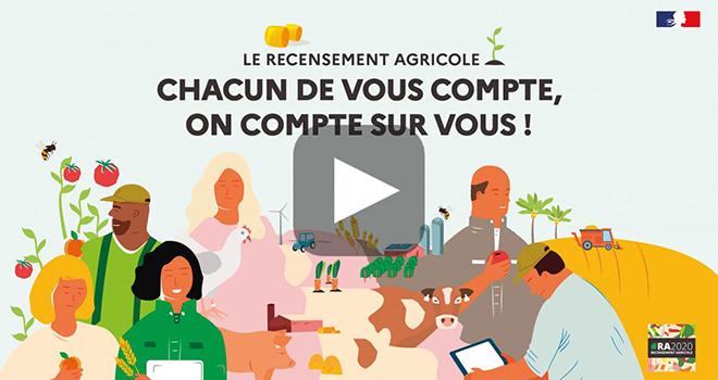 Le recensement agricole 2020, opération décennale européenne et obligatoire, a été lancé le 1er octobre dans toute la France. Photo : DR Le recensement agricole 2020, opération décennale européenne et obligatoire, a été lancé le 1er octobre dans toute la France. Photo : DR